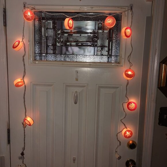 10 Beach-Themed String Lights With Shell & Starfish Designs Coral & White LED - Picture 1 of 5